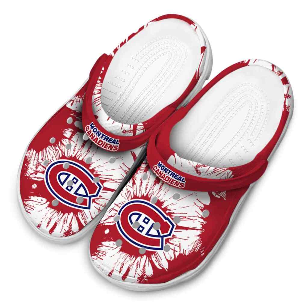 Montreal Canadiens Splatter Graphics ClogTVC1801878 - Image 4
