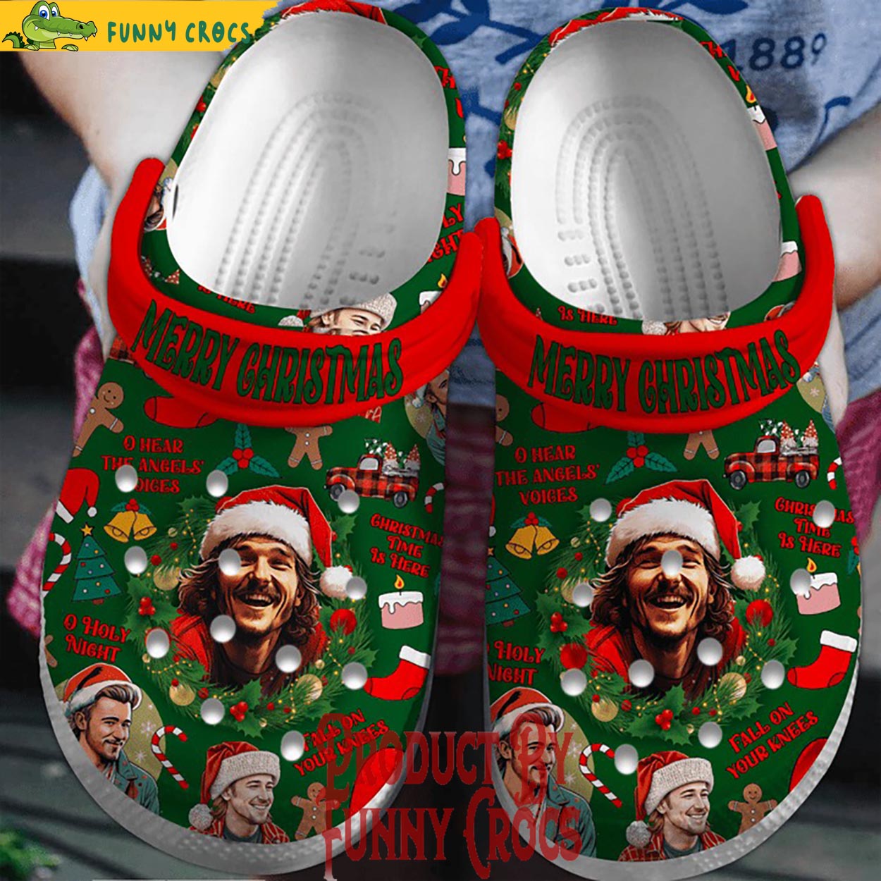 Morgan Wallen Music Christmas Crocs Crocband Clogs Shoes Comfortable For Men Women and Kids