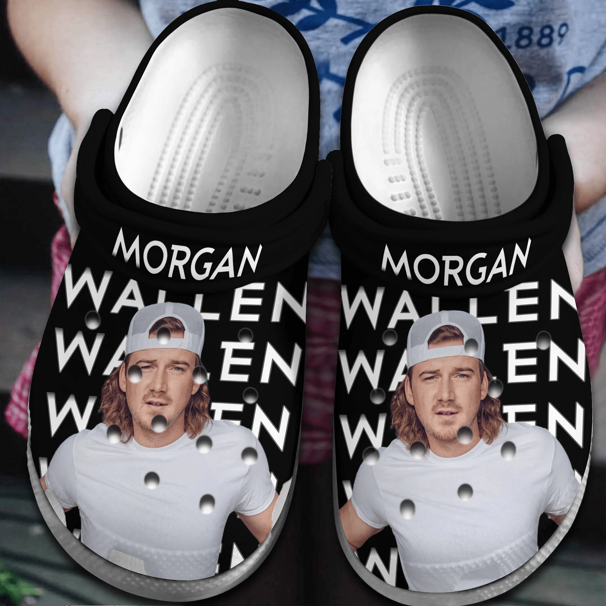 Morgan Wallen Music Crocs Crocband Clogs Shoes Comfortable For Men Women and Kids