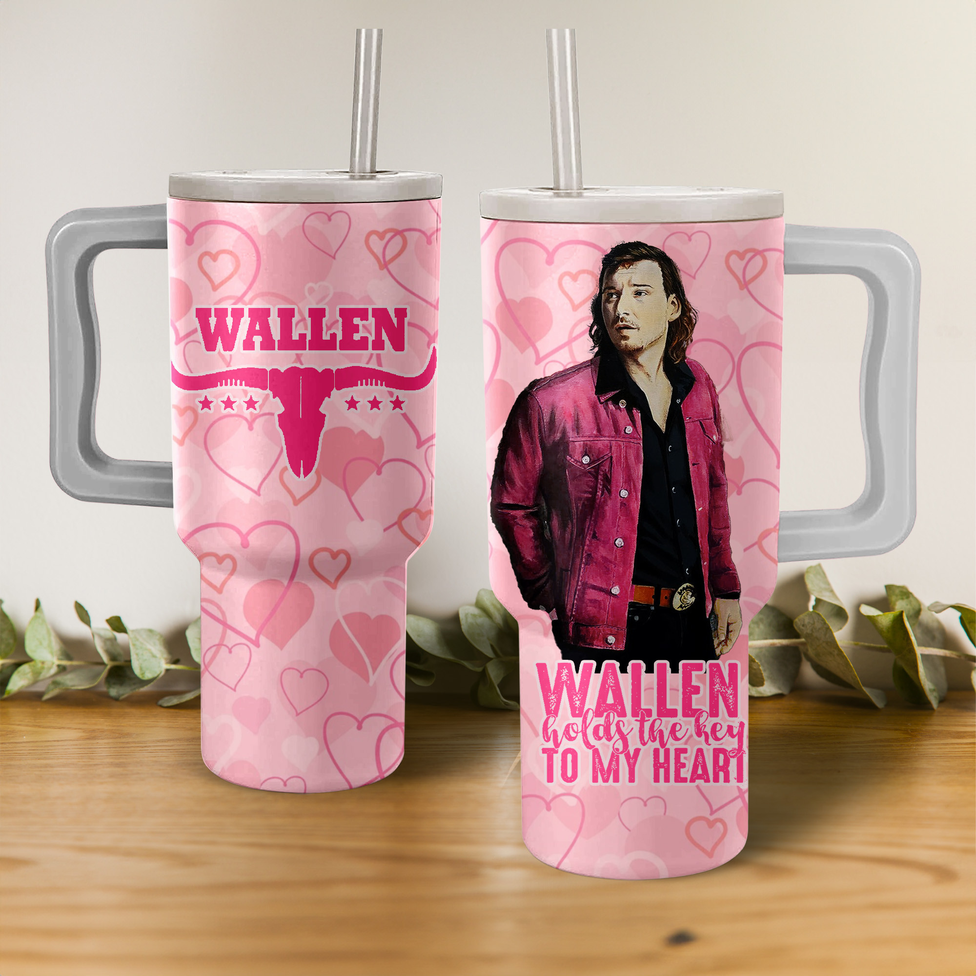 Morgan Wallen Music Custom Stanley Cup 40 oz 30 oz Tumbler With HandleTVC2301154