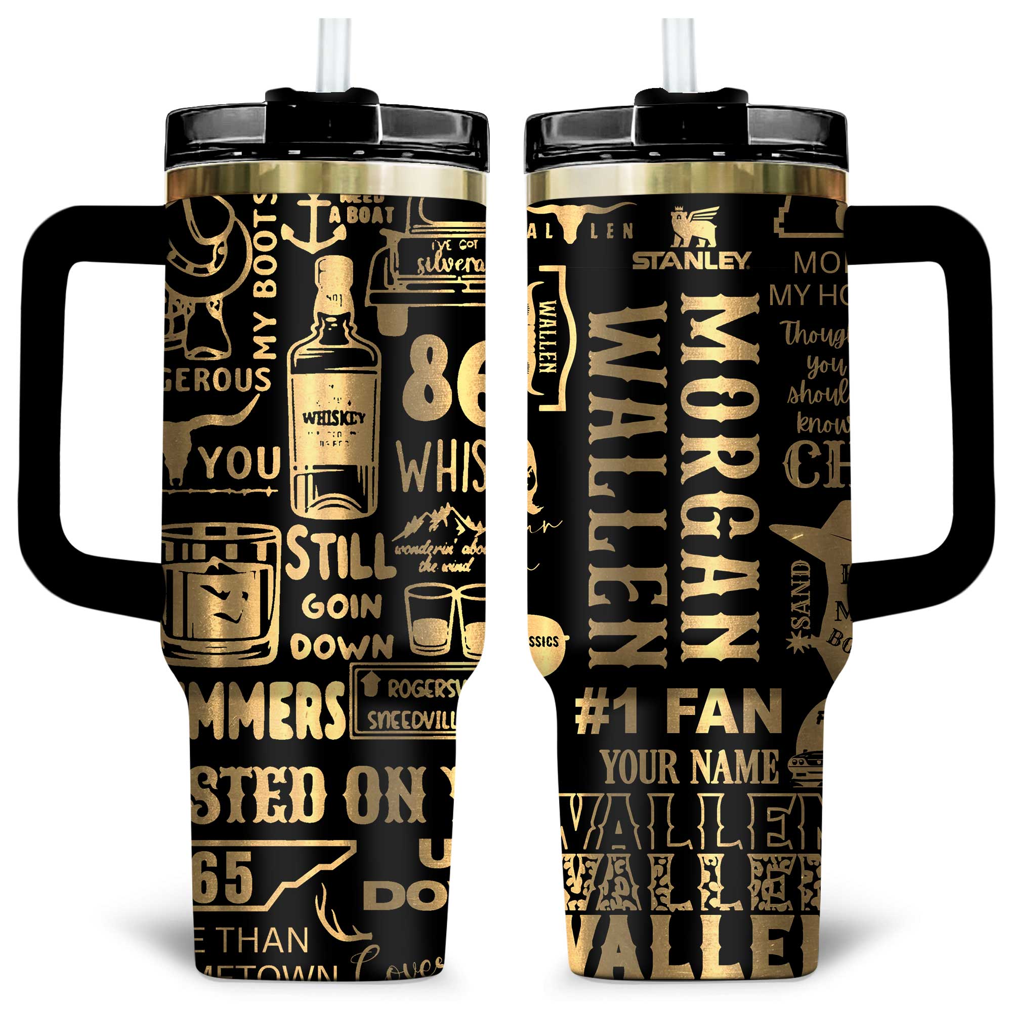 Morgan Wallen Music Custom Stanley Cup 40 oz 30 oz Tumbler With HandleTVC2301169 - Image 3