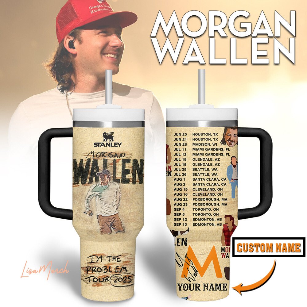 Morgan Wallen Music Custom Stanley Cup 40 oz 30 oz Tumbler With HandleTVC2301278