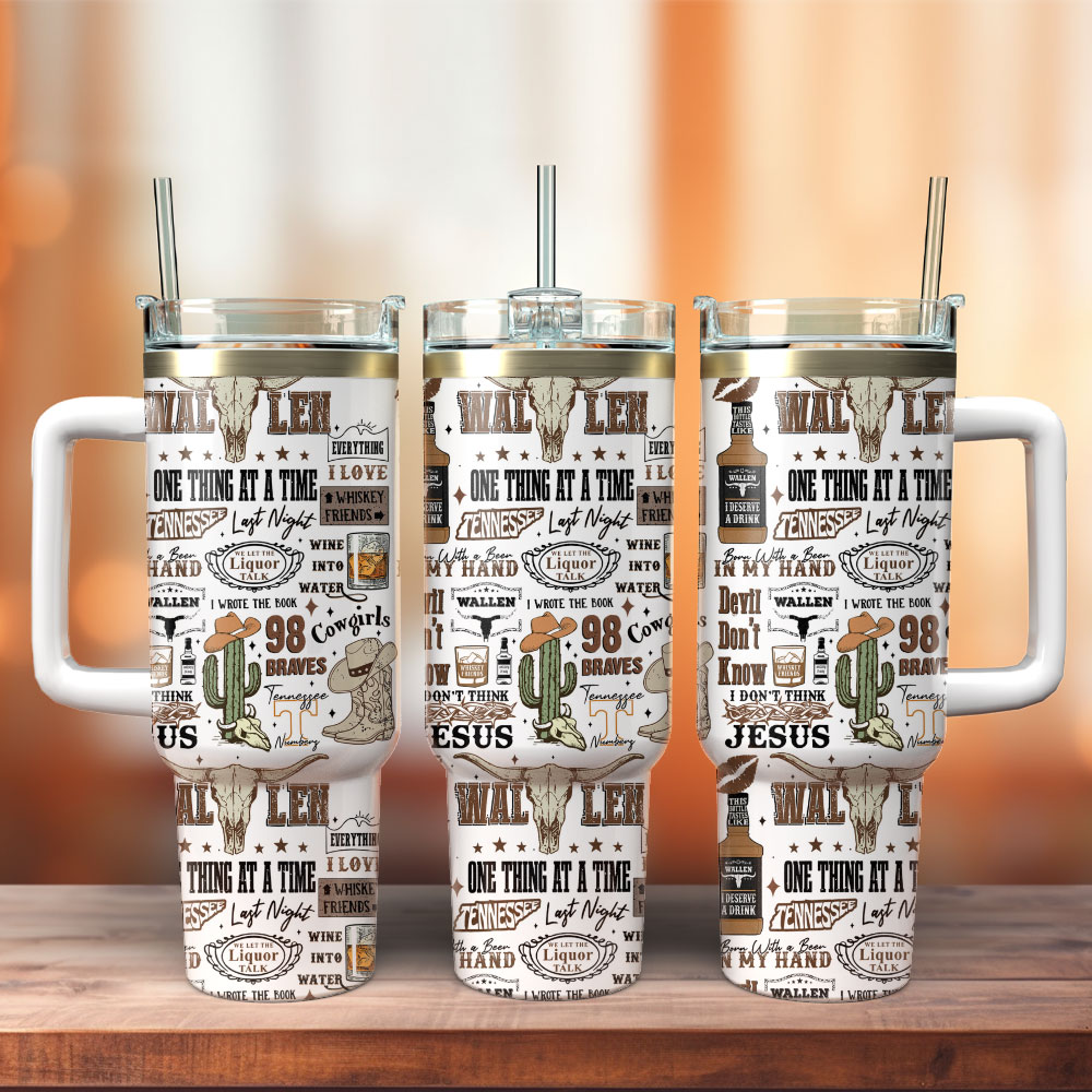 Morgan Wallen Music Custom Stanley Cup 40 oz 30 oz Tumbler With HandleTVC2301345