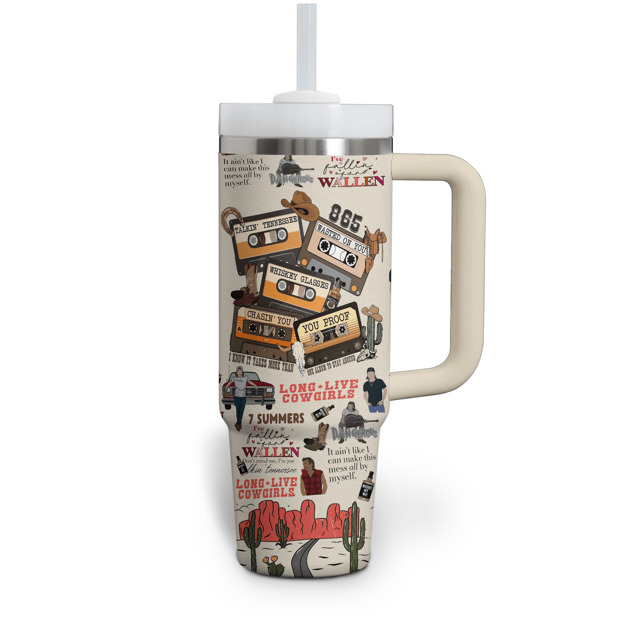 Morgan Wallen Music Custom Stanley Cup 40 oz 30 oz Tumbler With HandleTVC2301526 - Image 4