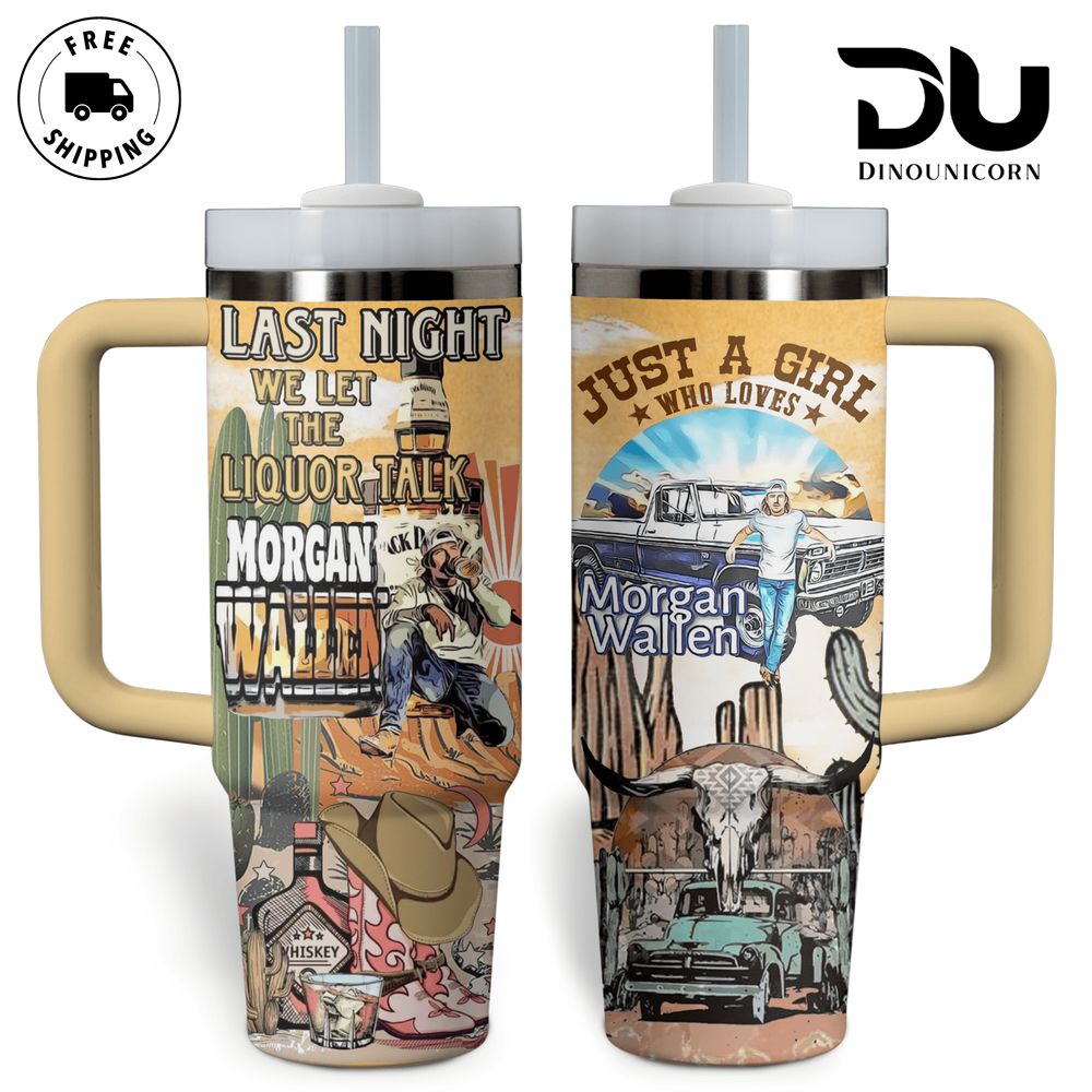 Morgan Wallen Music Custom Stanley Cup 40 oz 30 oz Tumbler With HandleTVC2301708