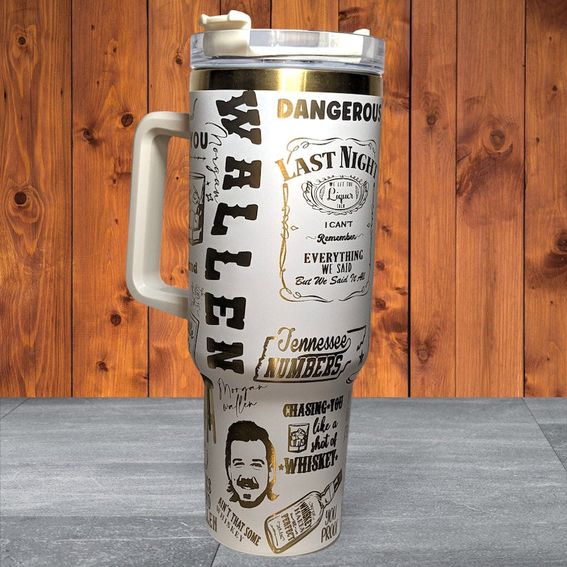 Morgan Wallen Music Custom Stanley Cup 40 oz 30 oz Tumbler With HandleTVC2301773 - Image 3