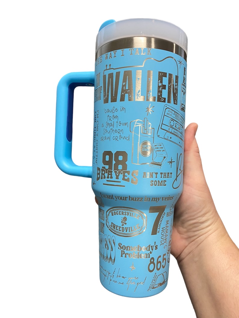 Morgan Wallen Music Custom Stanley Cup 40 oz 30 oz Tumbler With HandleTVC2301779