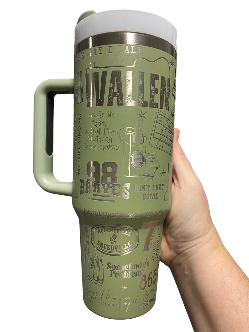 Morgan Wallen Music Custom Stanley Cup 40 oz 30 oz Tumbler With HandleTVC2301779