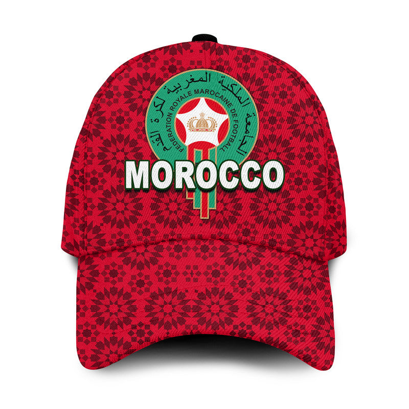 Morocco Soccer Classic Cap World Cup Champions Red Style No.1 LT6 Trucker Hats Custom Hats Gifts For Men & Women