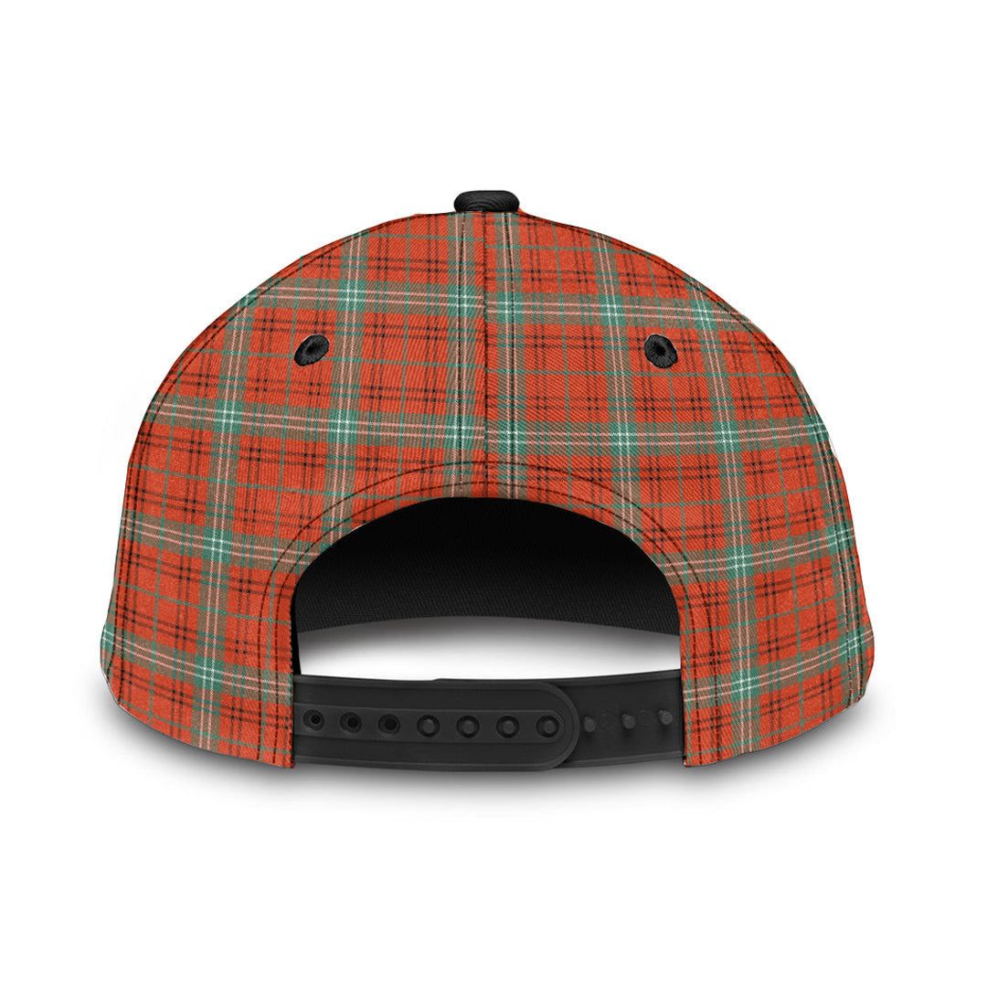Morrison Red Ancient Tartan Baseball Cap, Tartan Plaid Cap with Family Crest K23 Trucker Hats Custom Hats Gifts For Men & Women
