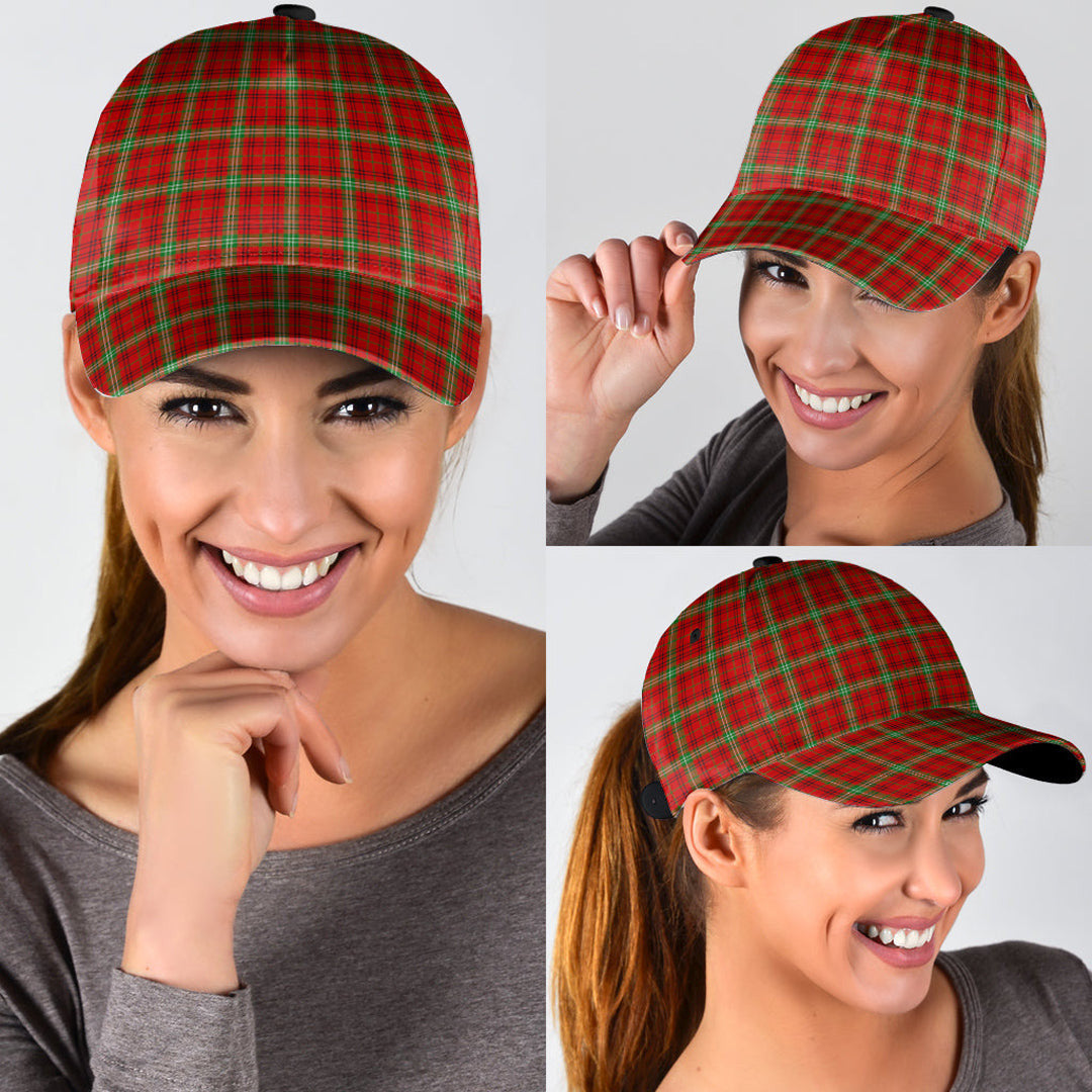 Morrison Red Modern Tartan Baseball Cap K23 Trucker Hats Custom Hats Gifts For Men & Women