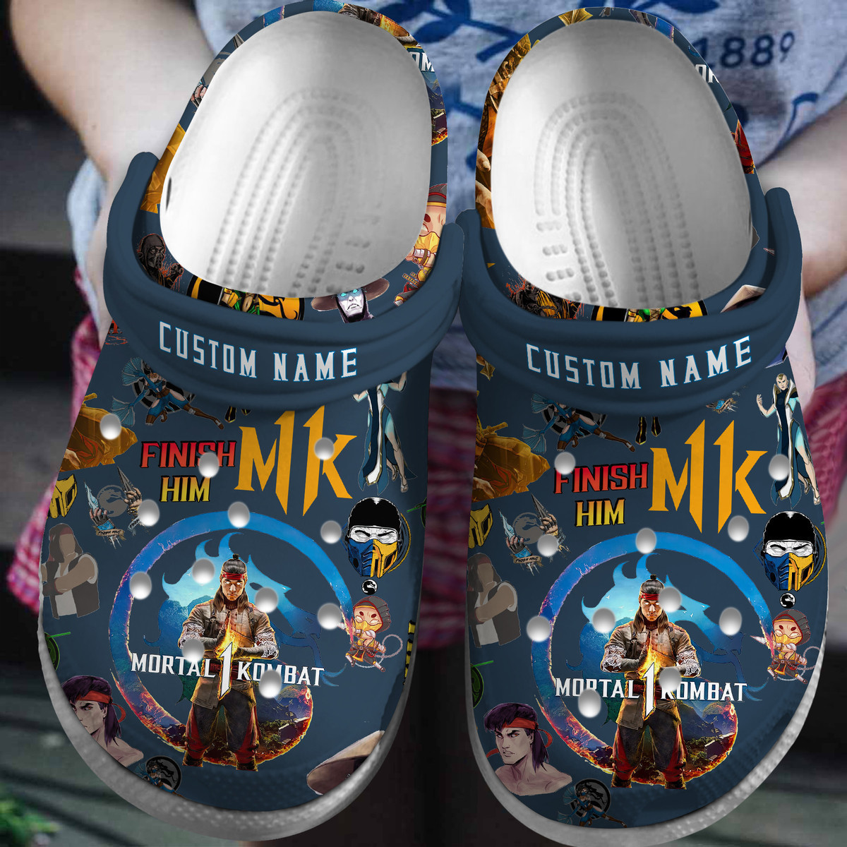 Mortal Kombat 1 Movie Crocs Crocband Clogs Shoes Comfortable For Men Women and Kids