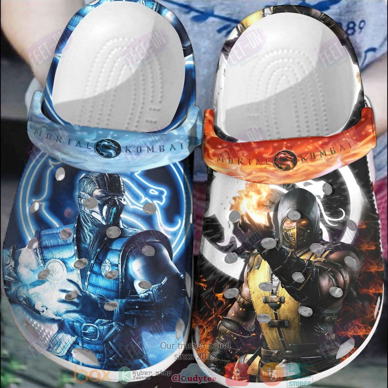 Mortal Kombat Game Crocs Crocband Clogs Shoes Comfortable For Men Women and Kids