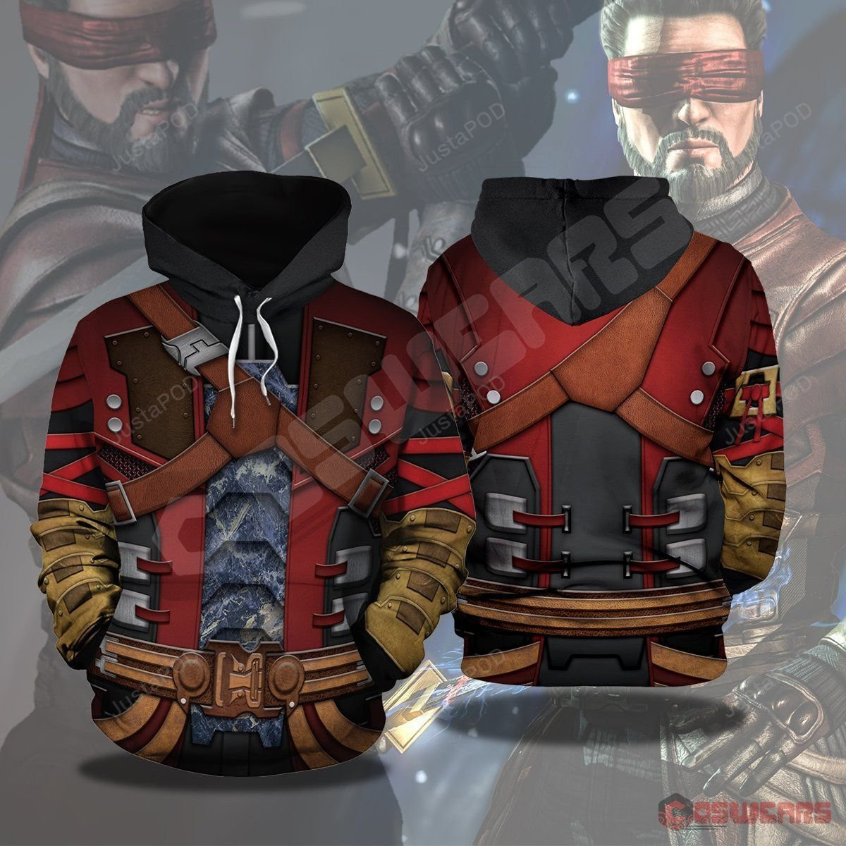 Mortal Kombat Kenshi 3D All Over Print Hoodie, Zip Hoodie