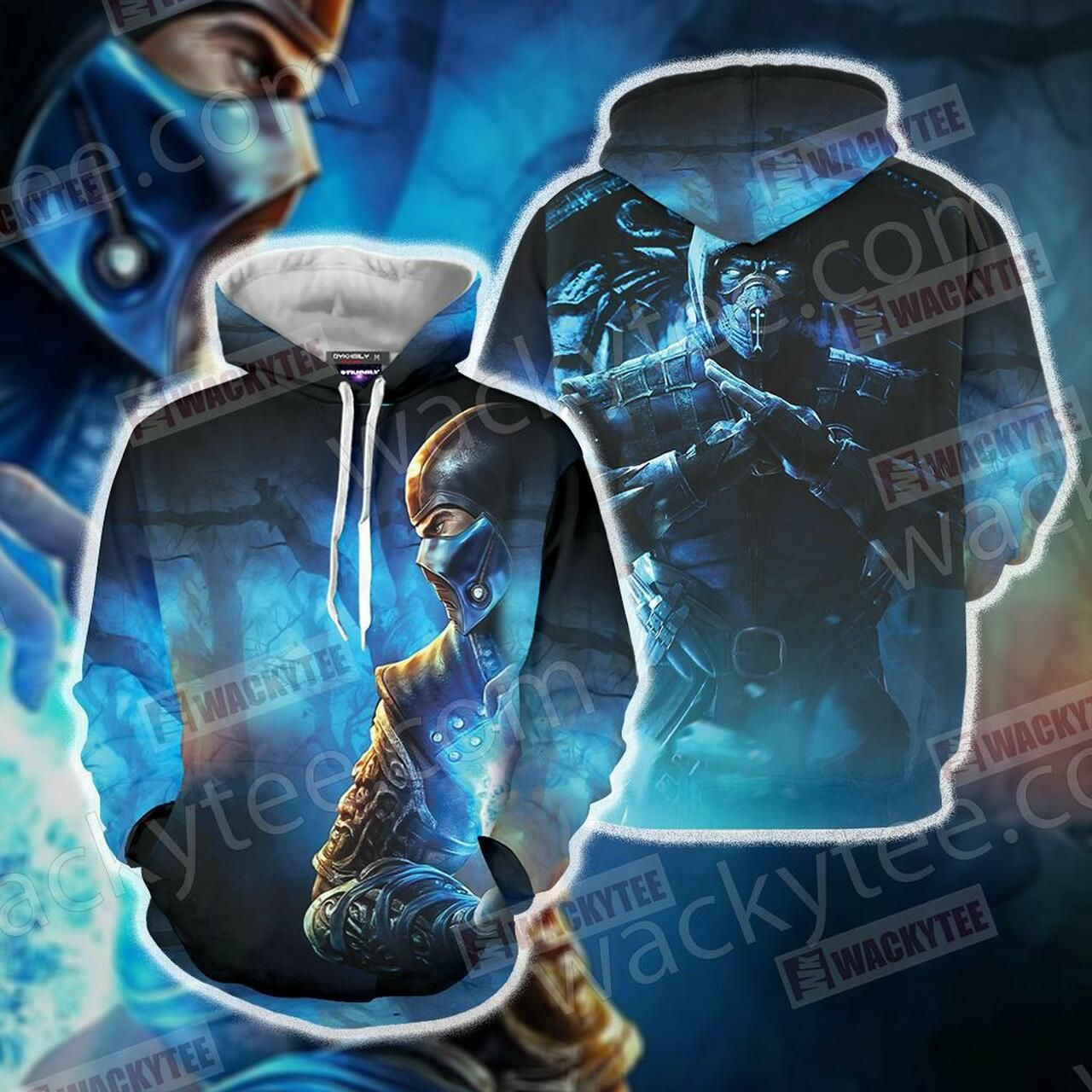 Mortal Kombat Subzero New 3D All Over Print Hoodie, Zip Hoodie