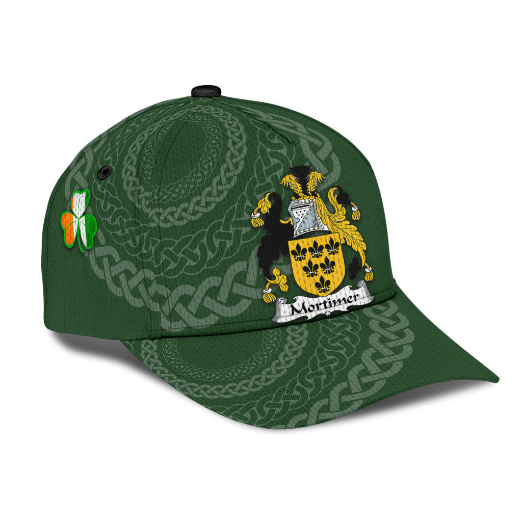 Mortimer Coat Of Arms - Irish Family Crest St Patrick's Day Hat Classic Cap Trucker Hats Custom Hats Gifts For Men & Women
