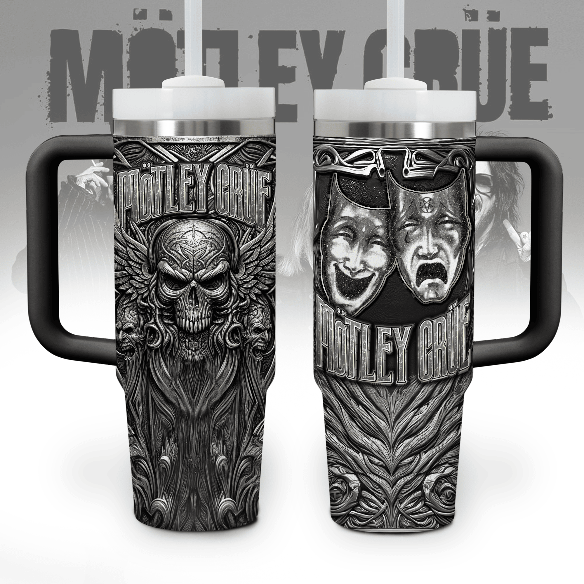 Motley Crue Music Custom Stanley Cup 40 oz 30 oz Tumbler With HandleTVC2301527