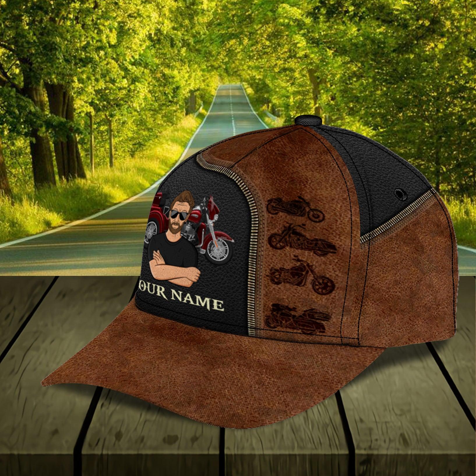 Motocycle Personalized Classic Cap Trucker Hats Custom Hats Gifts For Men & Women