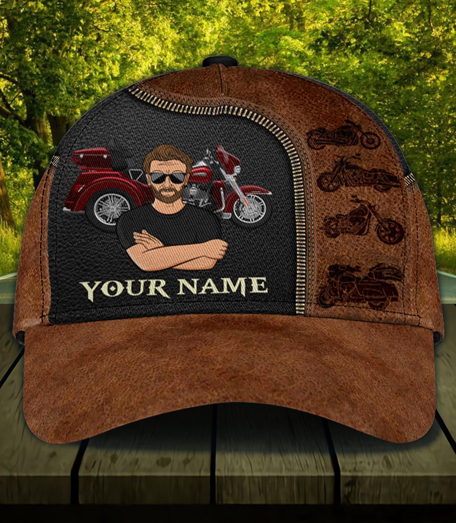 Motocycle Personalized Classic Cap Trucker Hats Custom Hats Gifts For Men & Women
