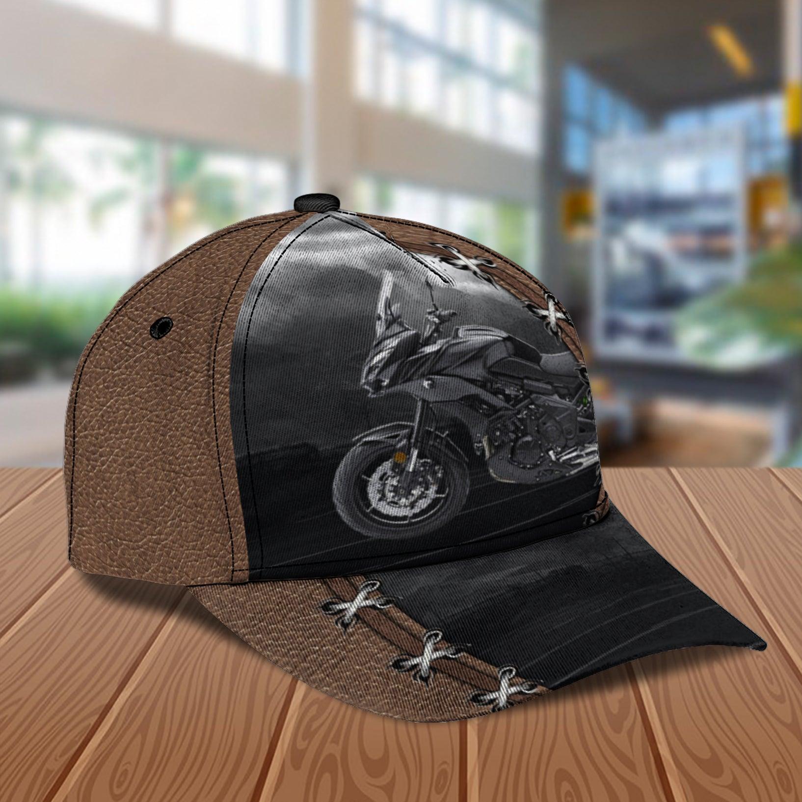 Motorcycle Black Sky Personalized Classic Cap, Personalized Gift for Motorcycle Lovers, Motorcycle Riders Trucker Hats Custom Hats Gifts For Men & Women