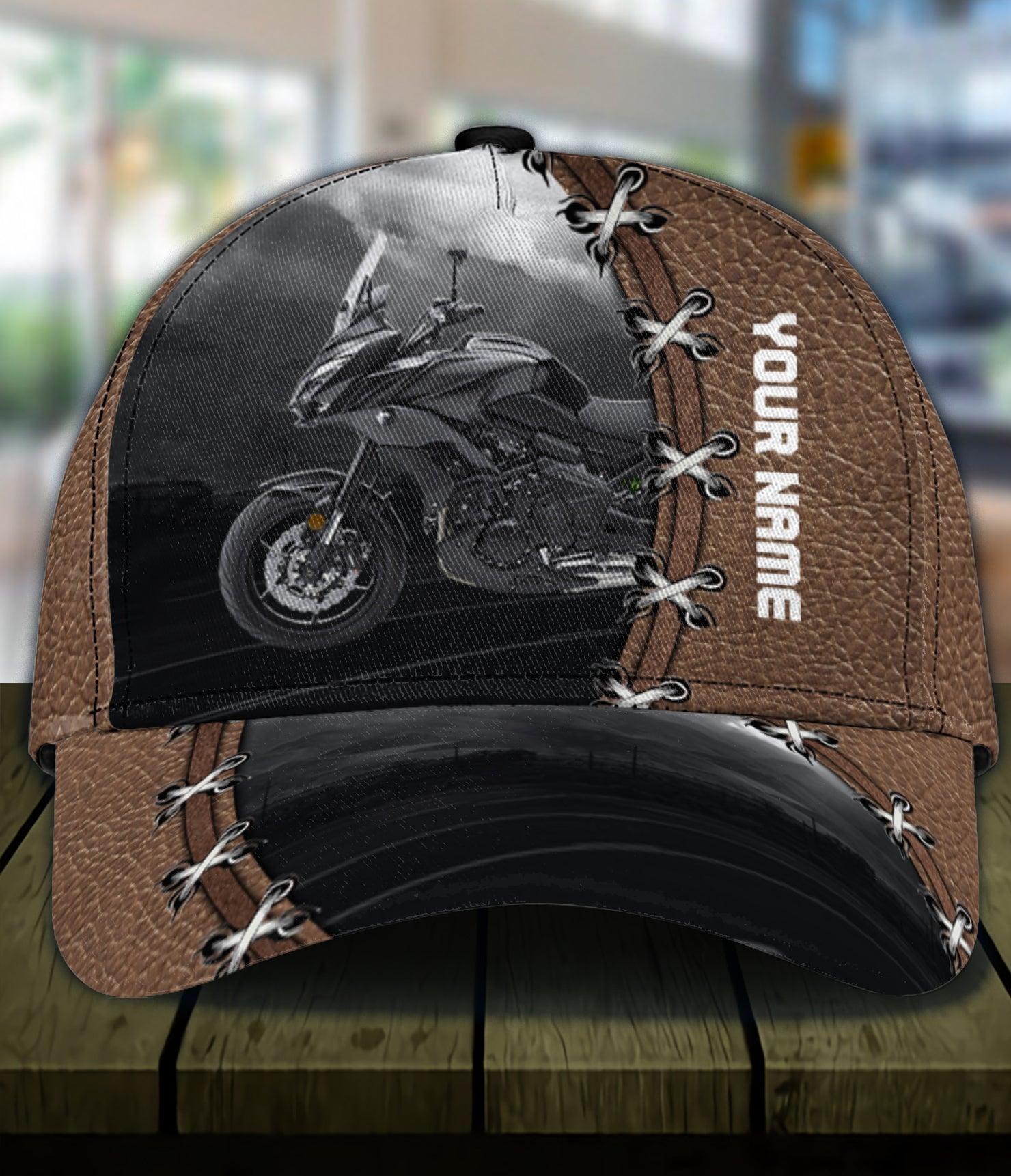 Motorcycle Black Sky Personalized Classic Cap, Personalized Gift for Motorcycle Lovers, Motorcycle Riders Trucker Hats Custom Hats Gifts For Men & Women