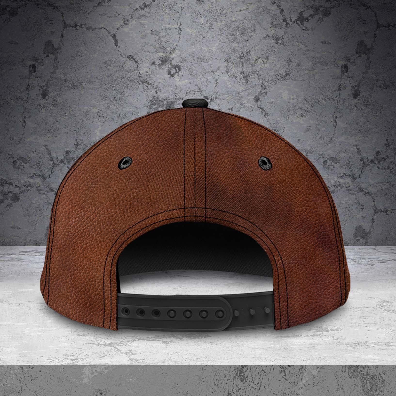 Motorcycle Carbon Brown Personalized Cap, Personalized Gift for Motorcycle Lovers, Motorcycle Riders Trucker Hats Custom Hats Gifts For Men & Women