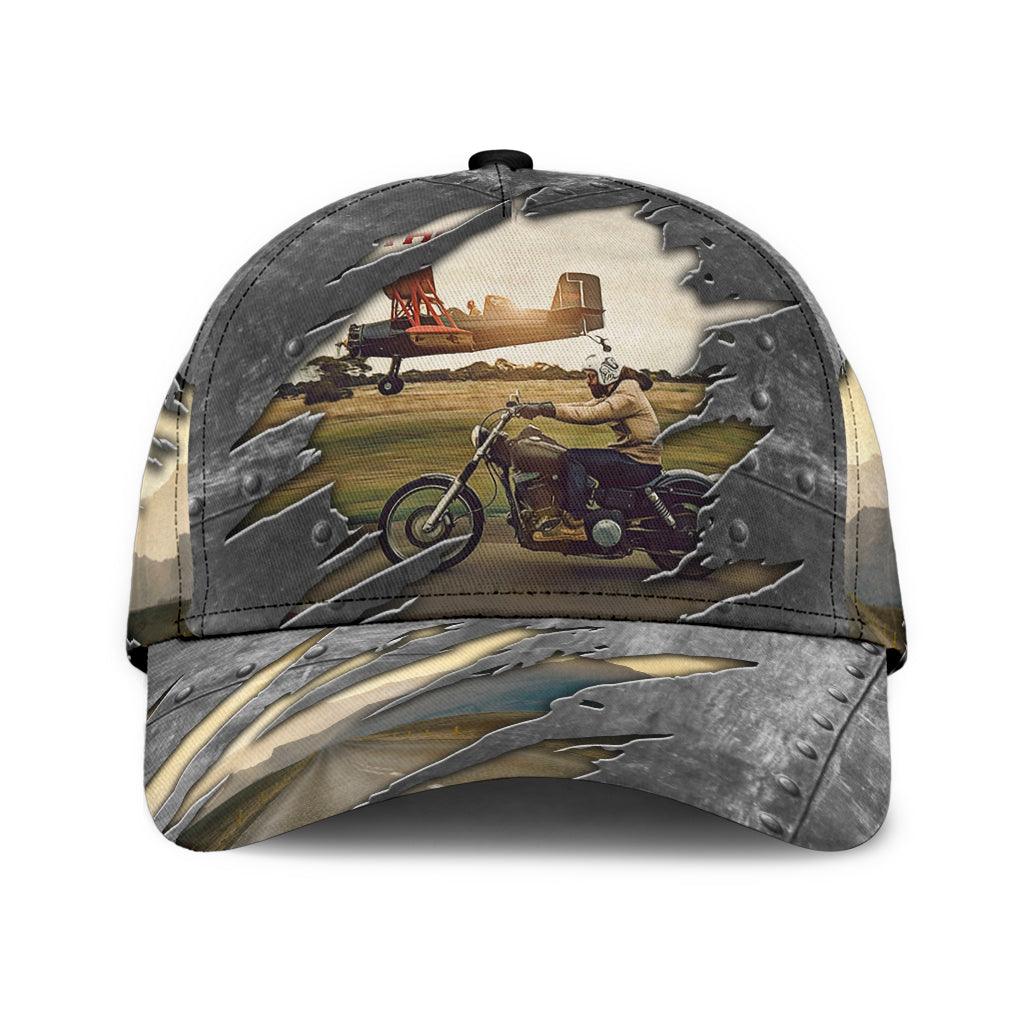 Motorcycle Classic Cap, Gift for Motorcycle Lovers, Motorcycle Riders Trucker Hats Custom Hats Gifts For Men & Women