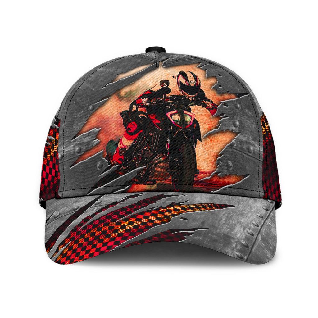 Motorcycle Classic Cap, Gift for Motorcycle Lovers, Motorcycle Riders Trucker Hats Custom Hats Gifts For Men & Women