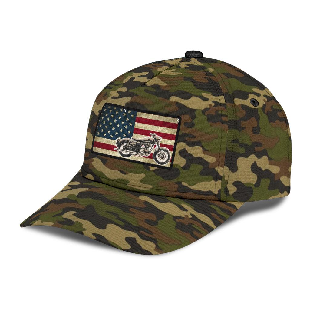 Motorcycle Classic Cap, Gift for Motorcycle Lovers, Motorcycle Riders Trucker Hats Custom Hats Gifts For Men & Women
