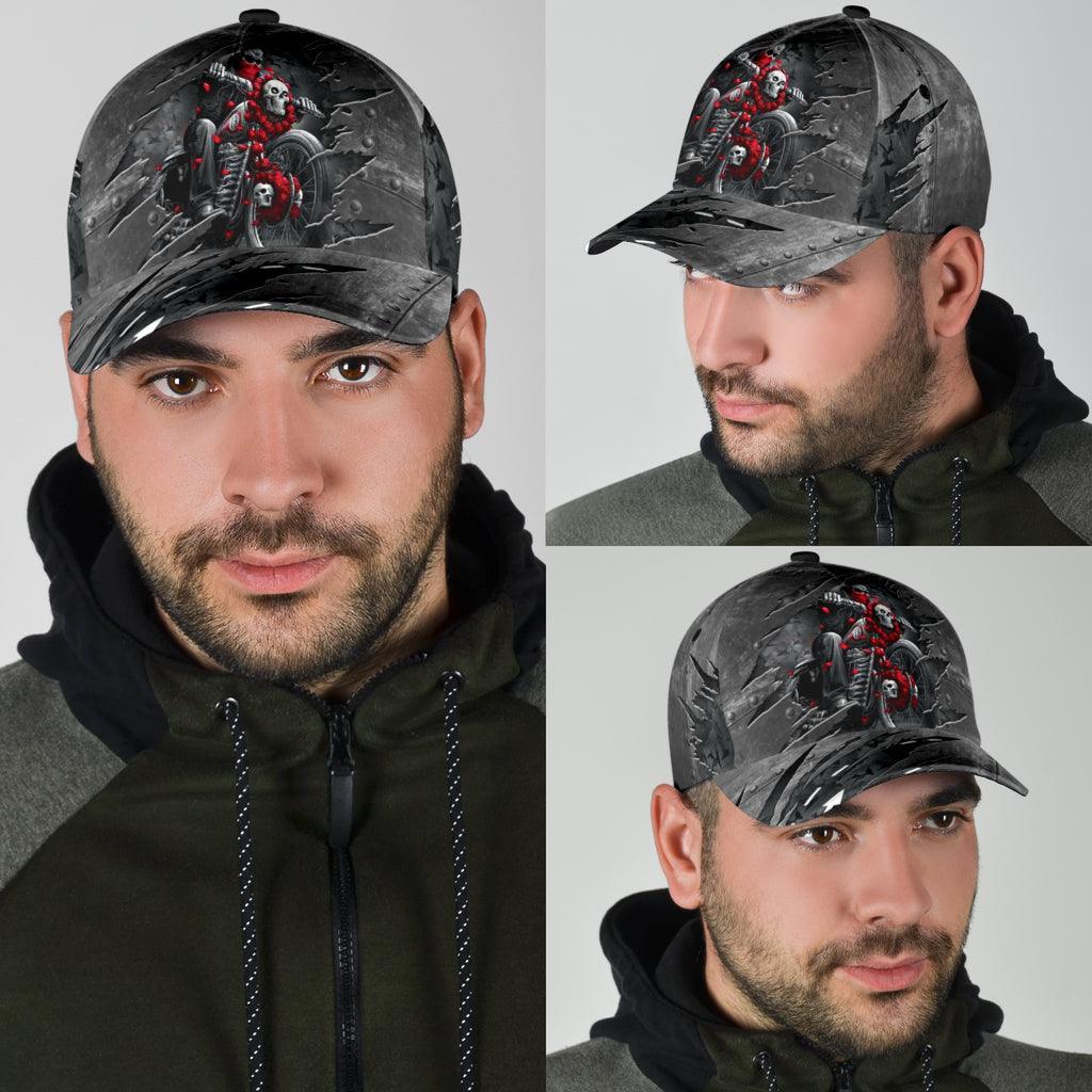 Motorcycle Classic Cap, Gift for Motorcycle Lovers, Motorcycle Riders Trucker Hats Custom Hats Gifts For Men & Women