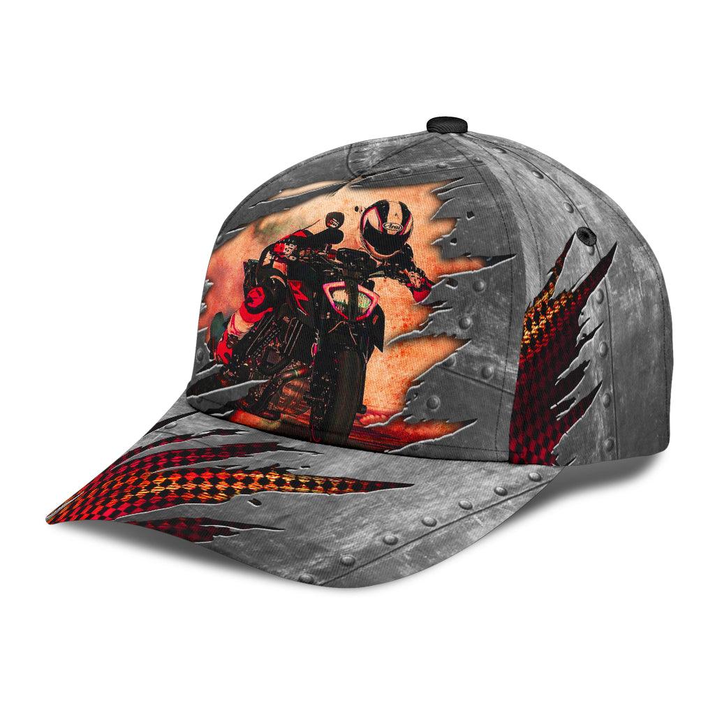 Motorcycle Classic Cap, Gift for Motorcycle Lovers, Motorcycle Riders Trucker Hats Custom Hats Gifts For Men & Women