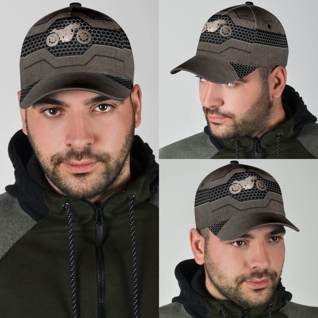 Motorcycle Classic Cap, Gift for Motorcycle Lovers, Motorcycle Riders Trucker Hats Custom Hats Gifts For Men & Women