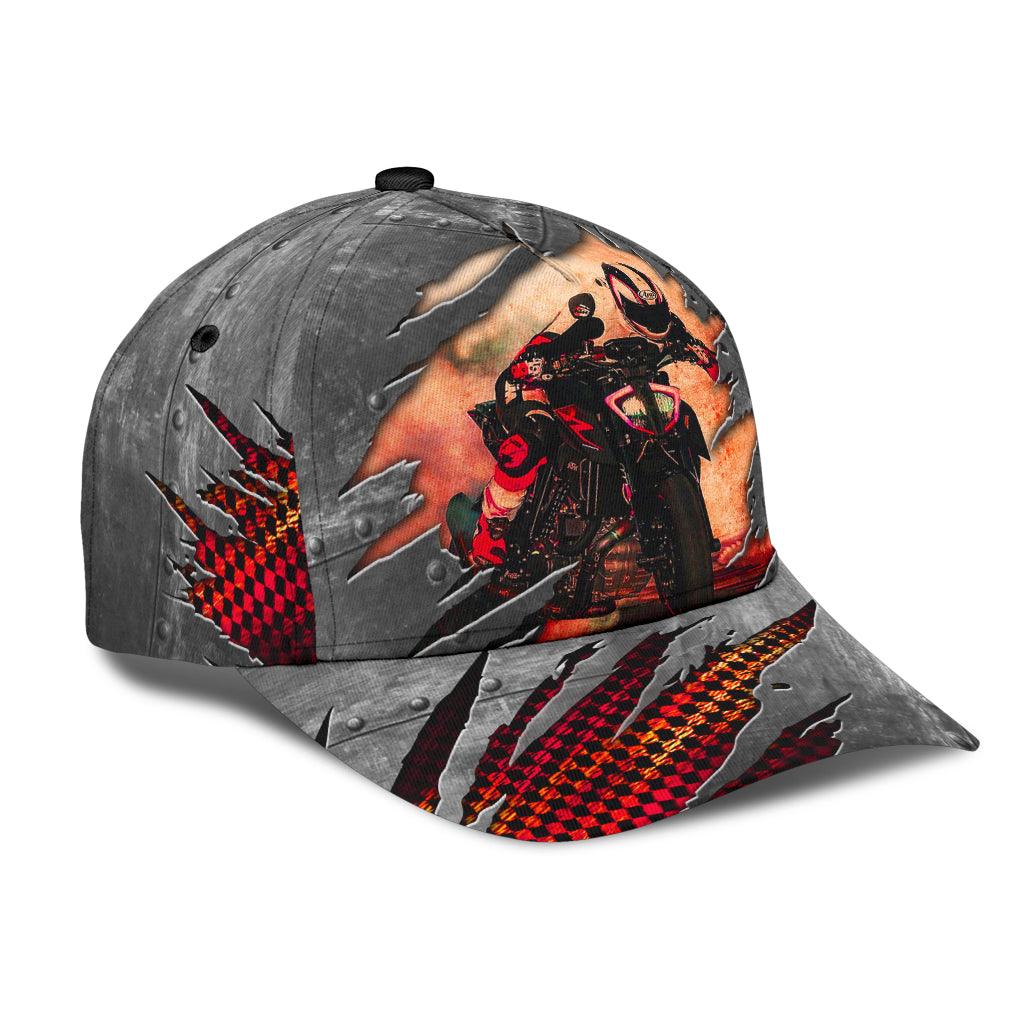 Motorcycle Classic Cap, Gift for Motorcycle Lovers, Motorcycle Riders Trucker Hats Custom Hats Gifts For Men & Women