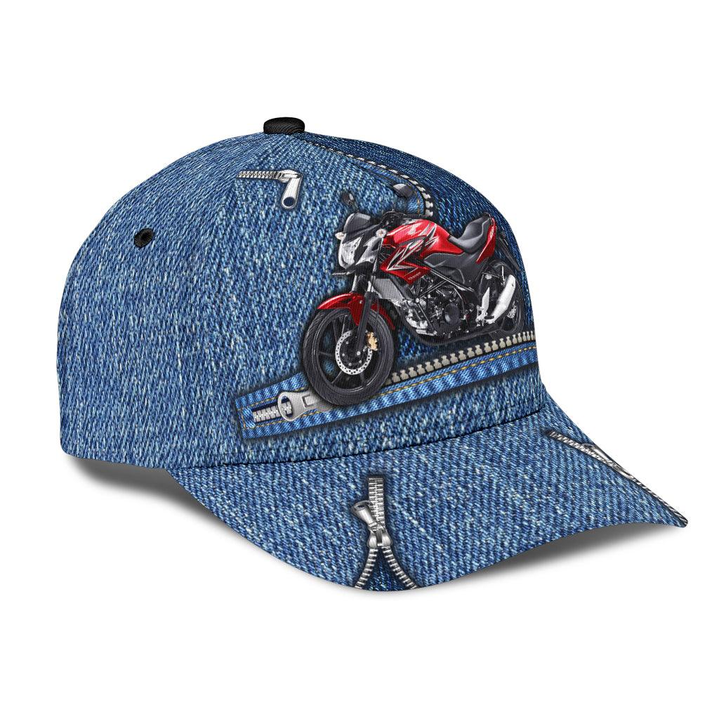 Motorcycle Classic Cap, Gift for Motorcycle Lovers, Motorcycle Riders Trucker Hats Custom Hats Gifts For Men & Women