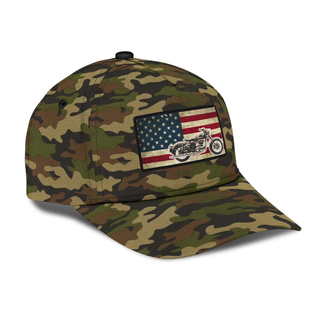 Motorcycle Classic Cap, Gift for Motorcycle Lovers, Motorcycle Riders Trucker Hats Custom Hats Gifts For Men & Women