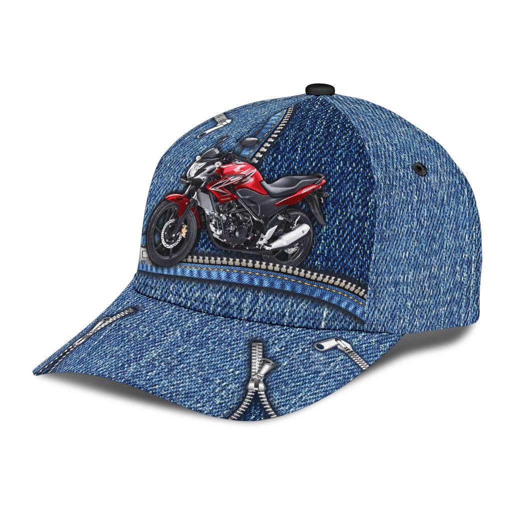 Motorcycle Classic Cap, Gift for Motorcycle Lovers, Motorcycle Riders Trucker Hats Custom Hats Gifts For Men & Women