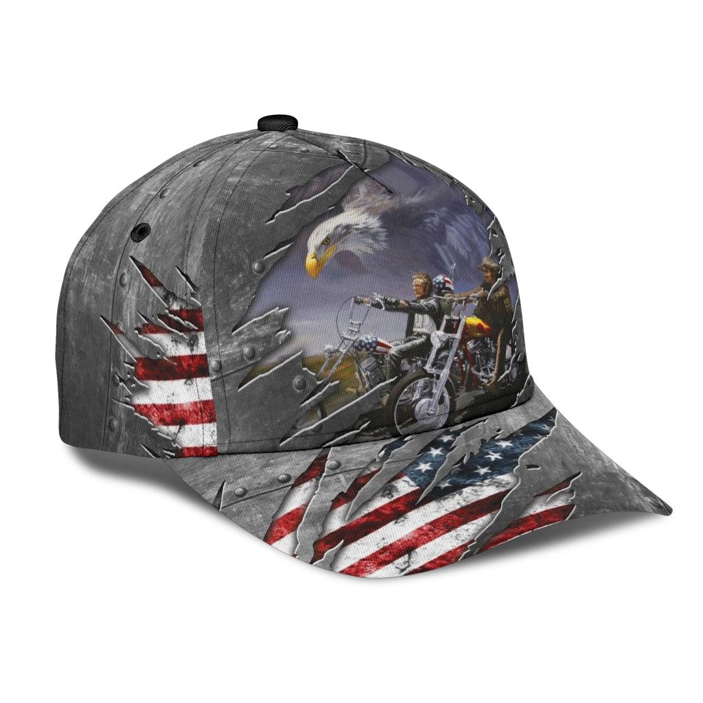 Motorcycle Classic Cap, Gift for Motorcycle Lovers, Motorcycle Riders Trucker Hats Custom Hats Gifts For Men & Women