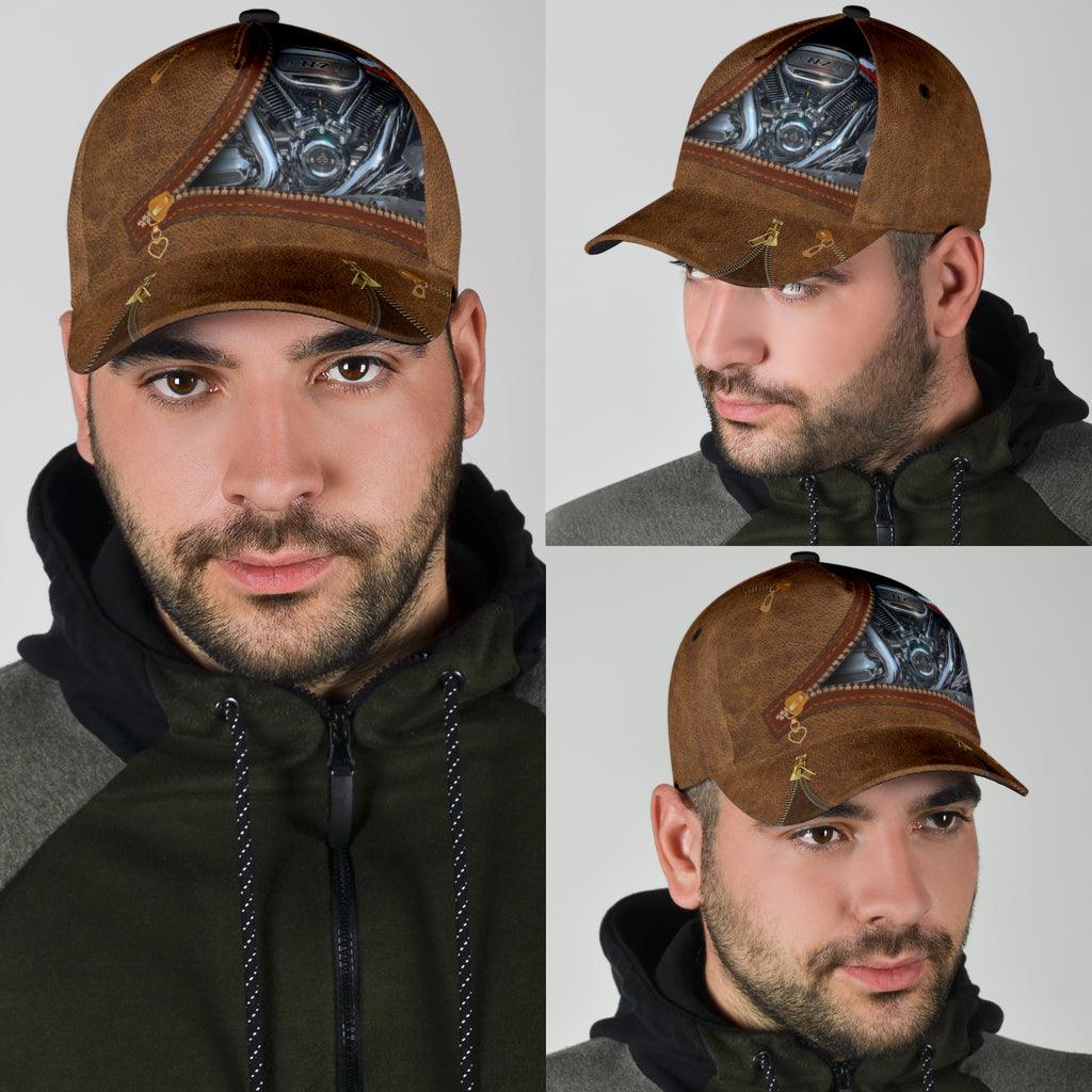 Motorcycle Classic Cap, Gift for Motorcycle Lovers, Motorcycle Riders Trucker Hats Custom Hats Gifts For Men & Women