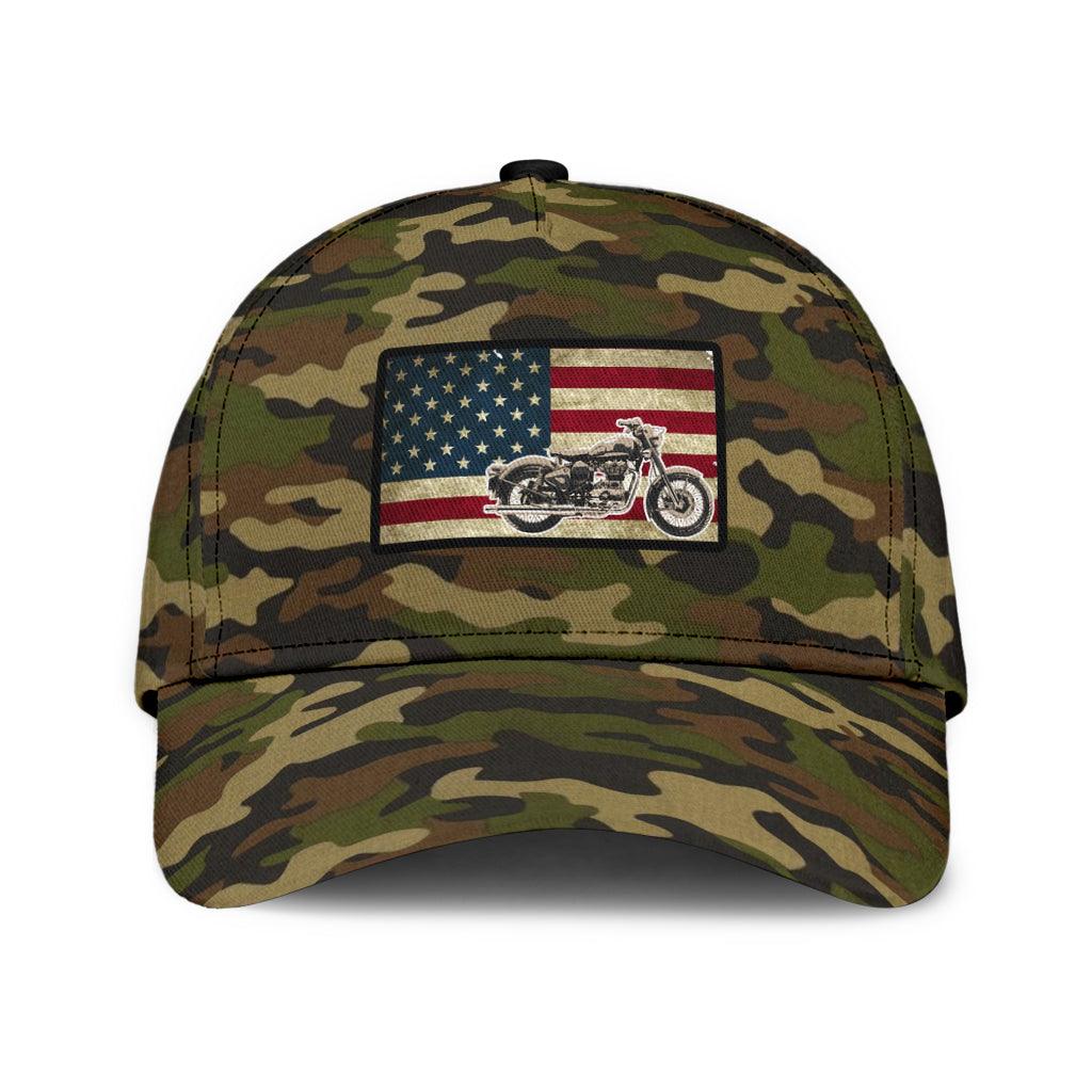 Motorcycle Classic Cap, Gift for Motorcycle Lovers, Motorcycle Riders Trucker Hats Custom Hats Gifts For Men & Women