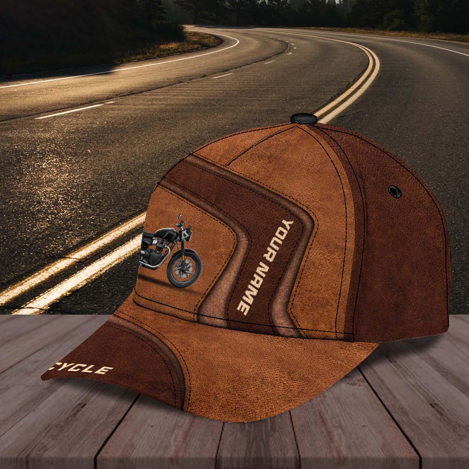 Motorcycle Classic Cap, Gift for Motorcycle Lovers, Motorcycle Riders Trucker Hats Custom Hats Gifts For Men & Women