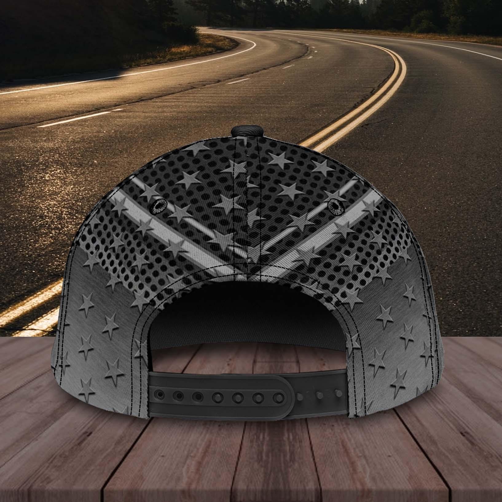 Motorcycle Iron Chain Stars Personalized Cap, Personalized Gift for Motorcycle Lovers, Motorcycle Riders Trucker Hats Custom Hats Gifts For Men & Women