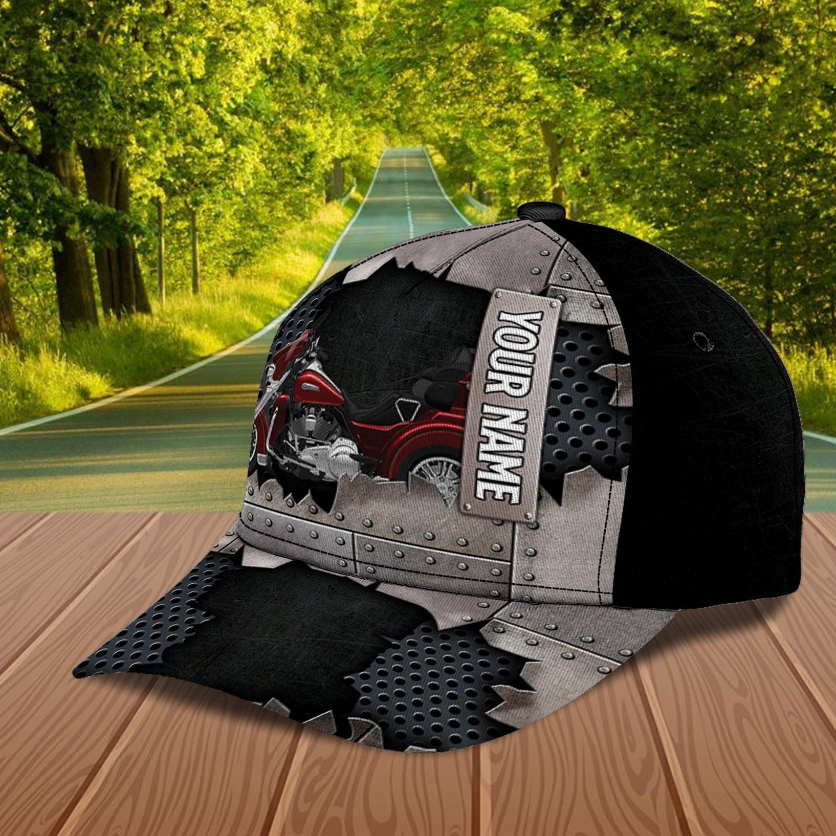 Motorcycle Layers Personalized Cap, Personalized Gift for Motorcycle Lovers, Motorcycle Riders Trucker Hats Custom Hats Gifts For Men & Women