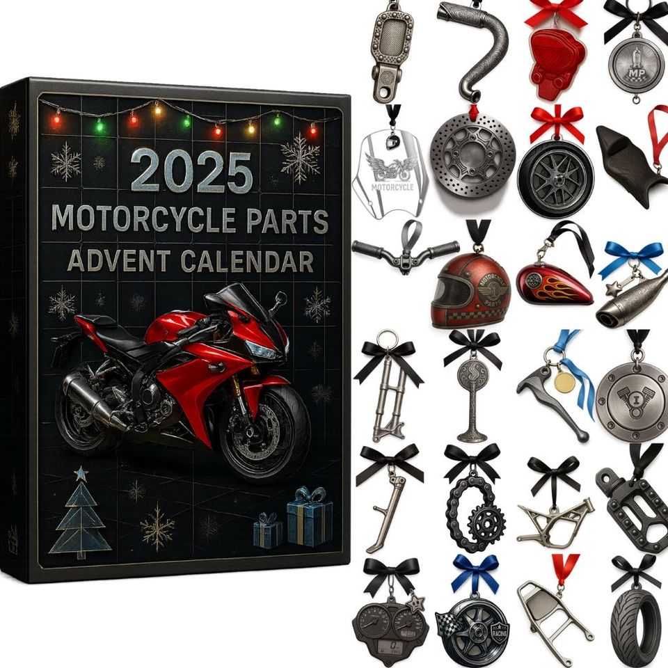Motorcycle Parts Advent Calendar 2025 | 24 Days of Christmas Figures | Christmas Countdown - Image 2
