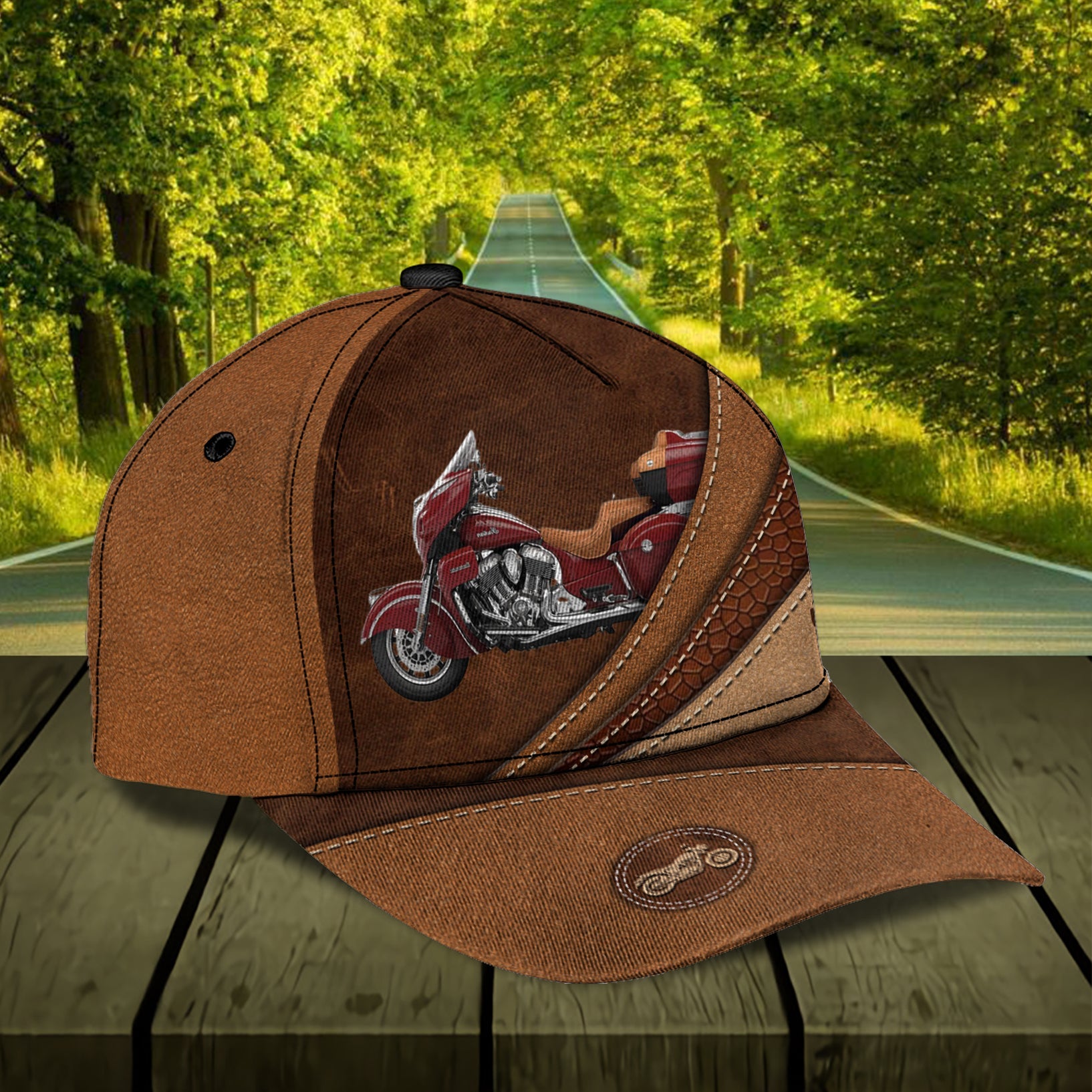Motorcycle Personalized Classic Cap, Gift for Motorcycle Lovers, Motorcycle Riders Trucker Hats Custom Hats Gifts For Men & Women