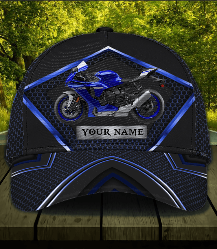 Motorcycle Personalized Classic Cap, Personalized Gift for Motorcycle Lovers, Motorcycle Riders Trucker Hats Custom Hats Gifts For Men & Women