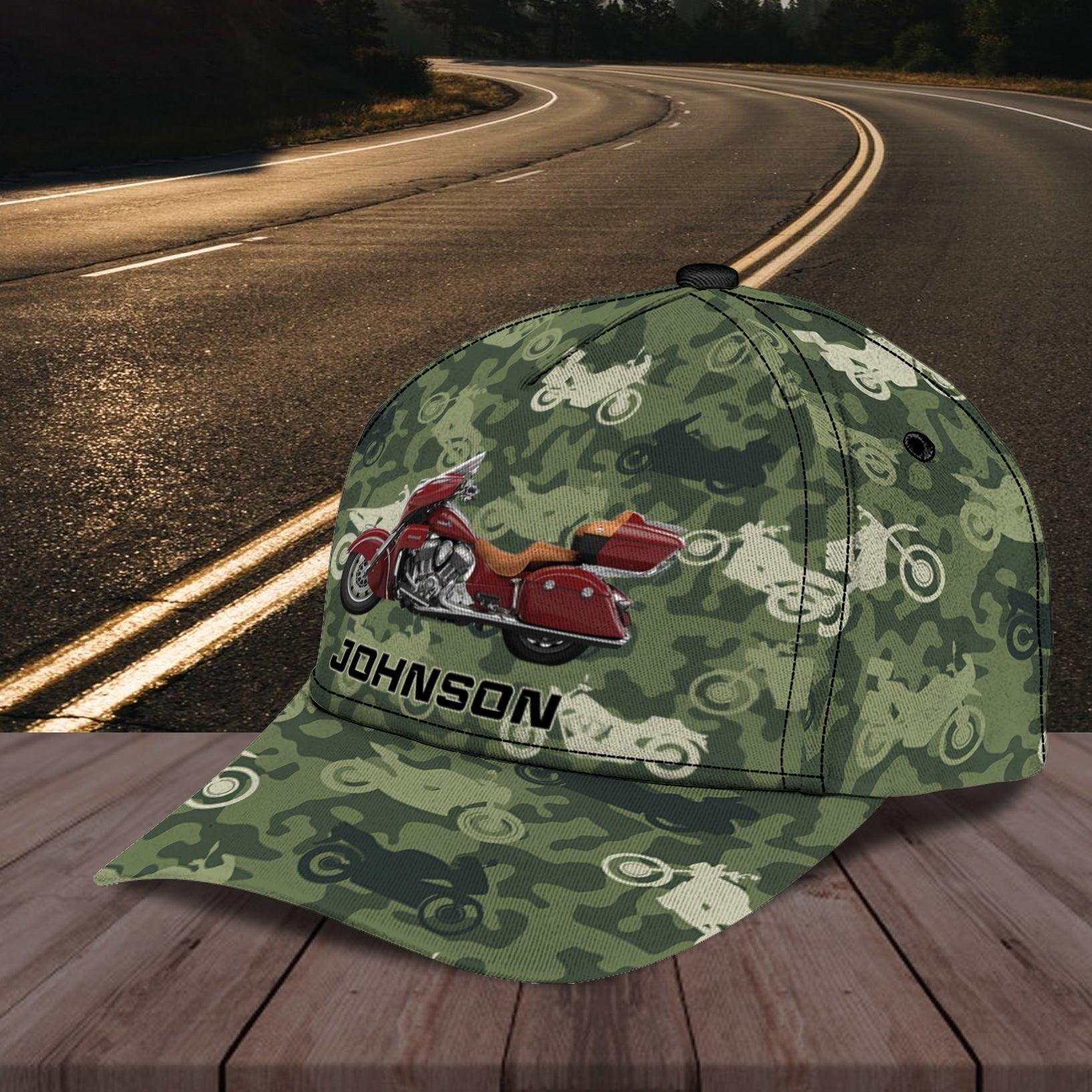 Motorcycle Personalized Classic Cap, Personalized Gift for Motorcycle Lovers, Motorcycle Riders Trucker Hats Custom Hats Gifts For Men & Women