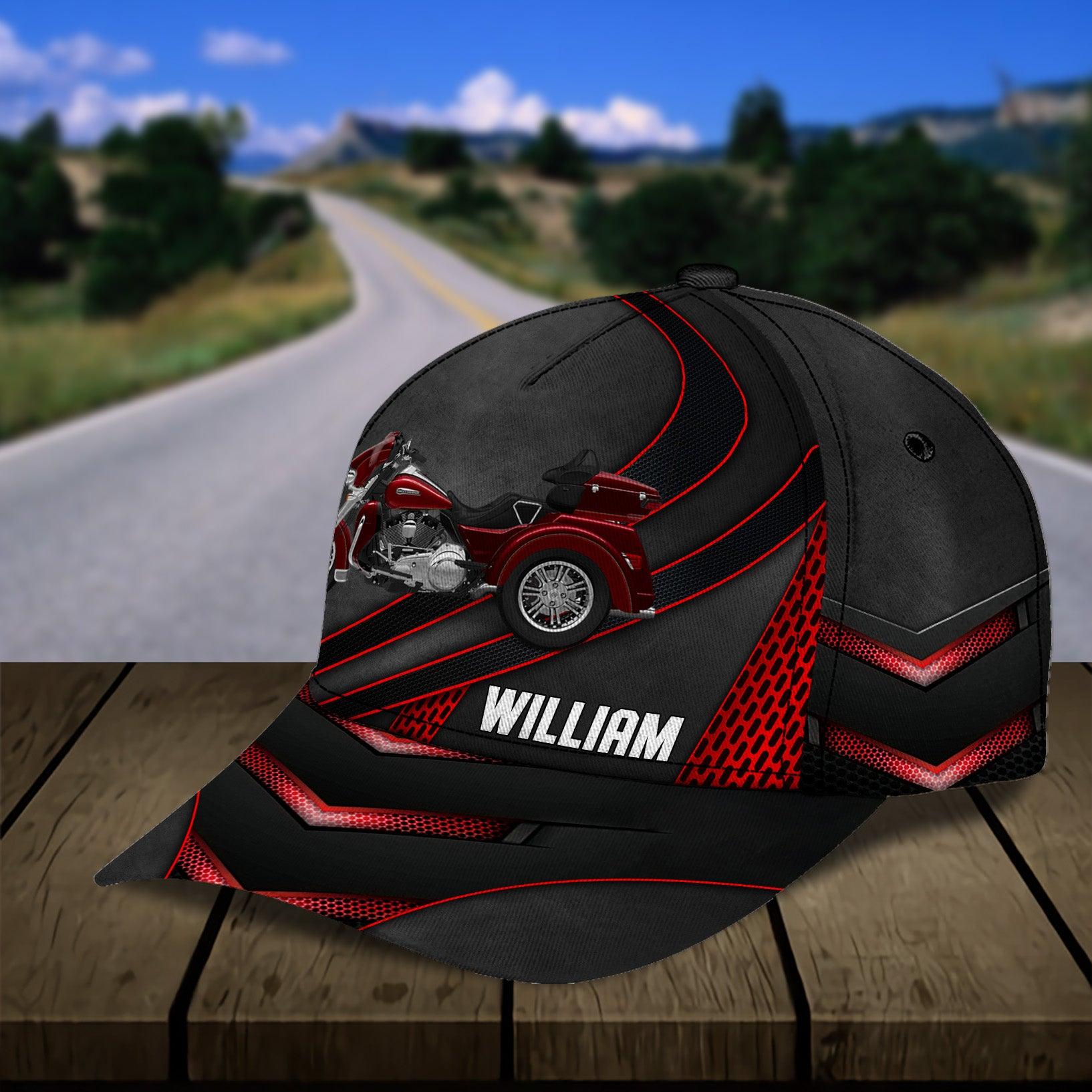 Motorcycle Personalized Classic Cap, Personalized Gift for Motorcycle Lovers, Motorcycle Riders Trucker Hats Custom Hats Gifts For Men & Women