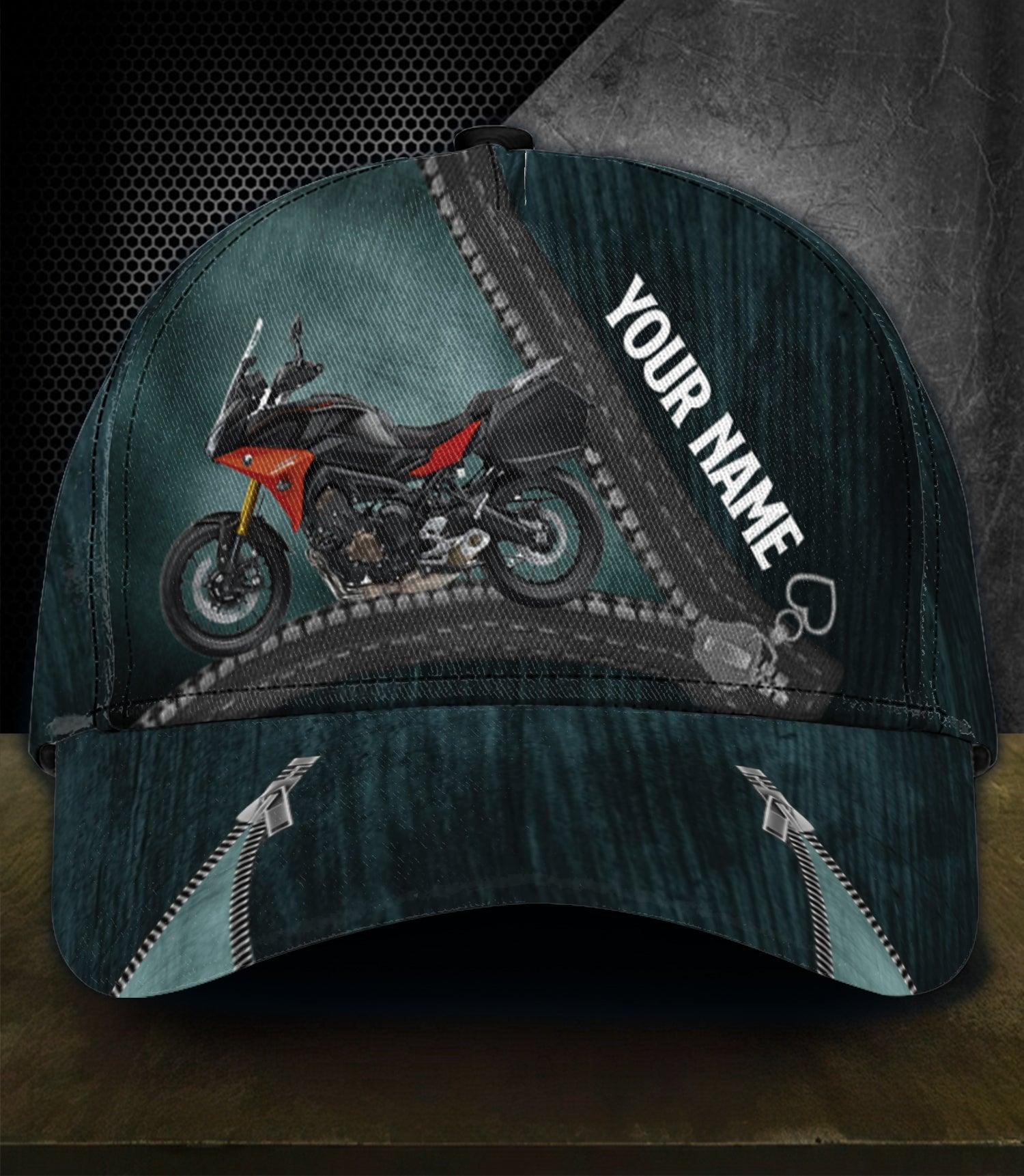 Motorcycle Personalized Classic Cap, Personalized Gift for Motorcycle Lovers, Motorcycle Riders Trucker Hats Custom Hats Gifts For Men & Women