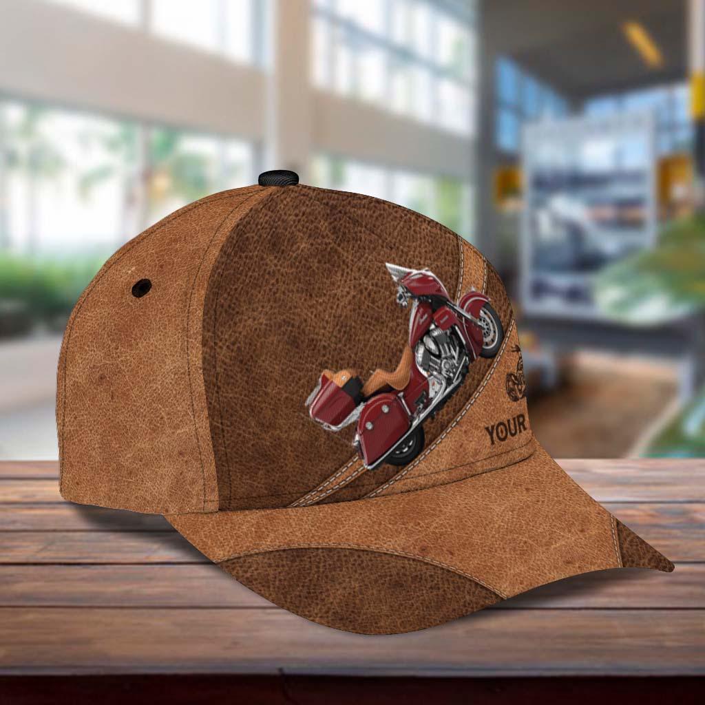 Motorcycle Personalized Classic Cap, Personalized Gift for Motorcycle Lovers, Motorcycle Riders Trucker Hats Custom Hats Gifts For Men & Women