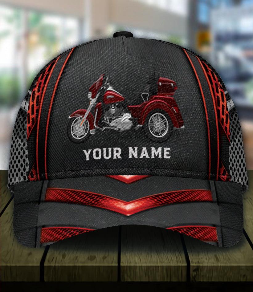 Motorcycle Personalized Classic Cap, Personalized Gift for Motorcycle Lovers, Motorcycle Riders Trucker Hats Custom Hats Gifts For Men & Women